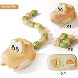 Mango peach Game Snake set: head, 8 magnetic bites, remote